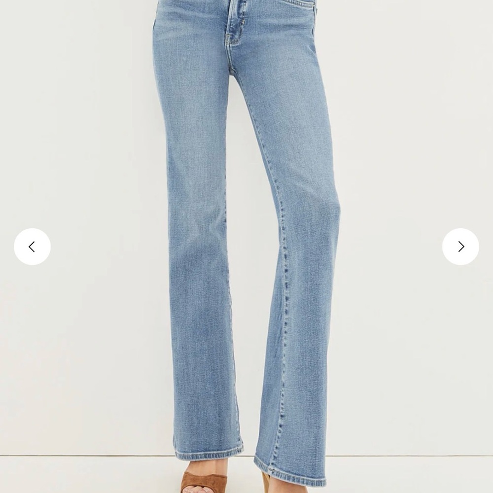 Veronica Beard jeans Beverly skinny flare high rise jean
